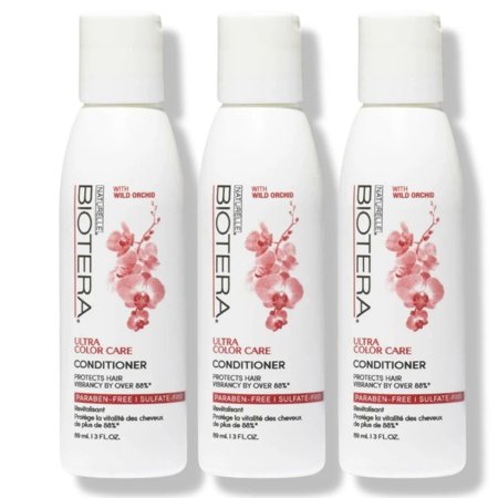 Biotera Ultra Color Care Conditioner | Prolongs Vivid Color-Treated Hair 3 oz (Pack of 3)