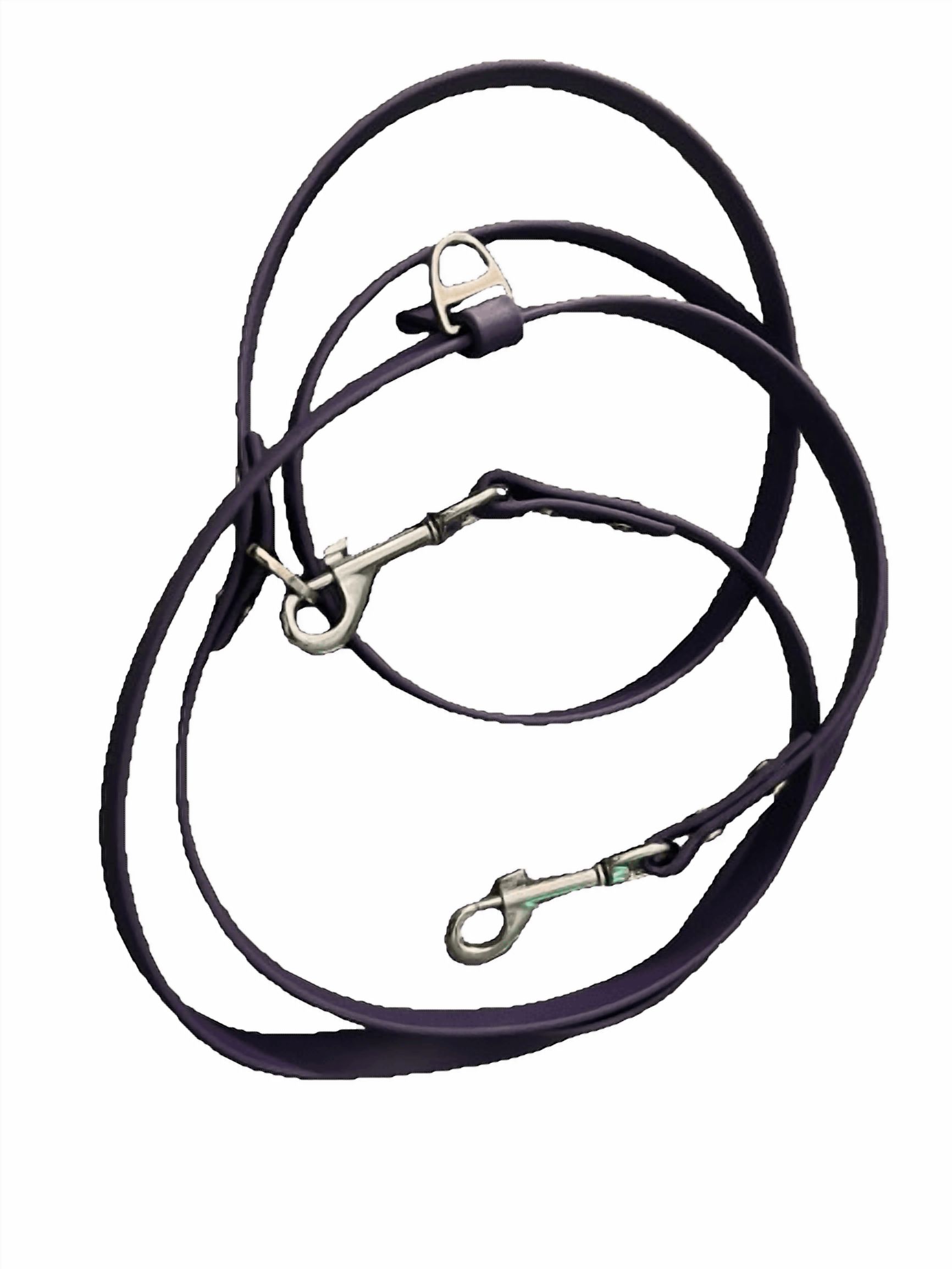 Biothane Handsfree Medium Purple Dog Leash - 1/2" x 6'
