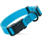 Biothane Waterproof Collar with QR Buckle Black