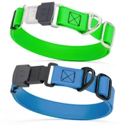 Biothane Waterproof Dog Collar with Herm Sprenger Stainless Steel QR Buckle