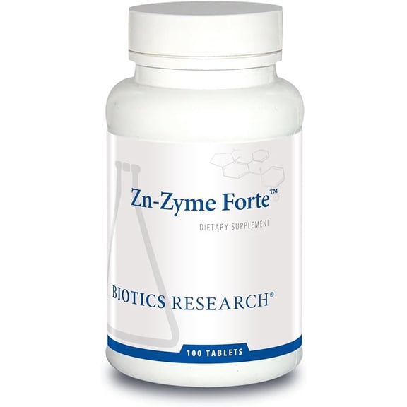 Biotics Research Zn-Zyme Forte Zinc - Zinc Supplement for Immune System Support 100 Tabs
