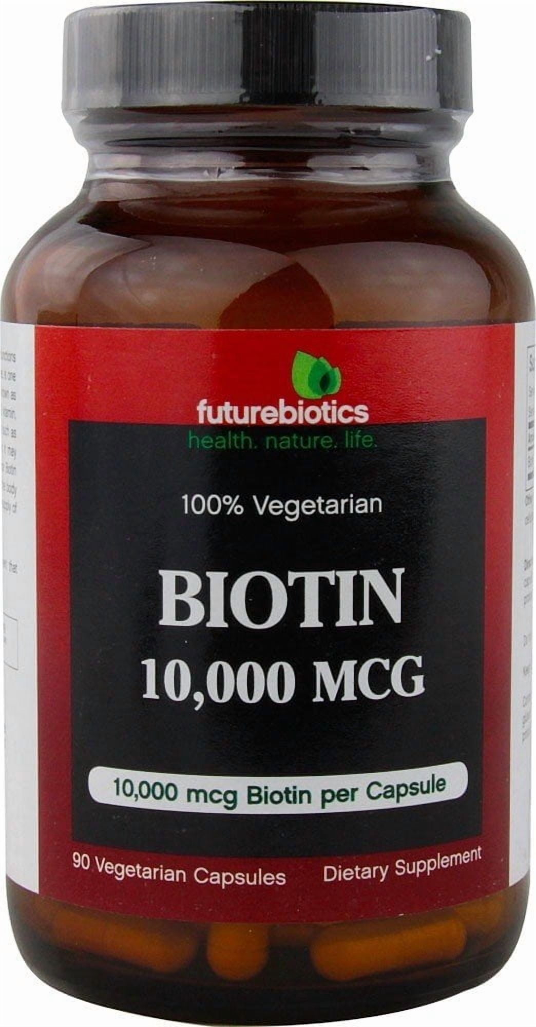 Futurebiotics Biotin 10000 mcg - 90 Veg Capsules
