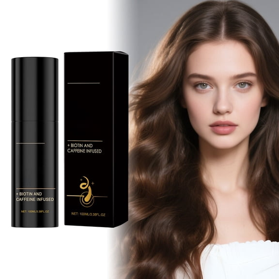 Biotin Hair Thickening Serum for Men and Women, Intense Strengthening Treatment Product with Natural Botanical Oil Blend to Help Boost Thin Hair, Repair Thinning Hair, Increase Volume and Shine