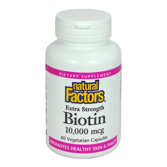 Natural Factors Biotin 10000 mcg, 60 Capsules