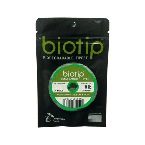 Biotip - Biodegradable Tippet, Low-Visibility Fishing Tippet, Biodegradable Fly Line Tippet