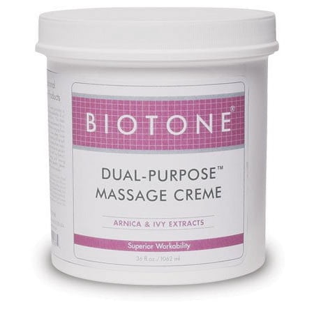 Biotone Dual-Purpose Massage Creme, 36 Ounce