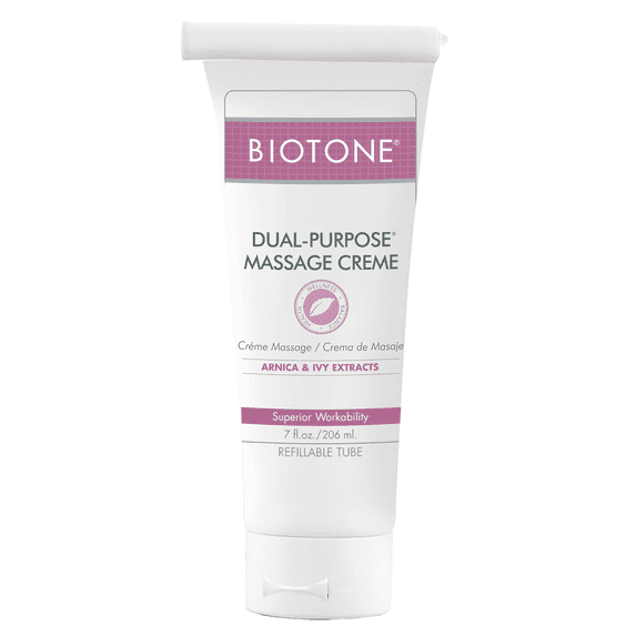 Biotonel Dual-Purpose Massage Creme Arnica & IVY Extracts Refillable Tube 206 ml / 7 oz