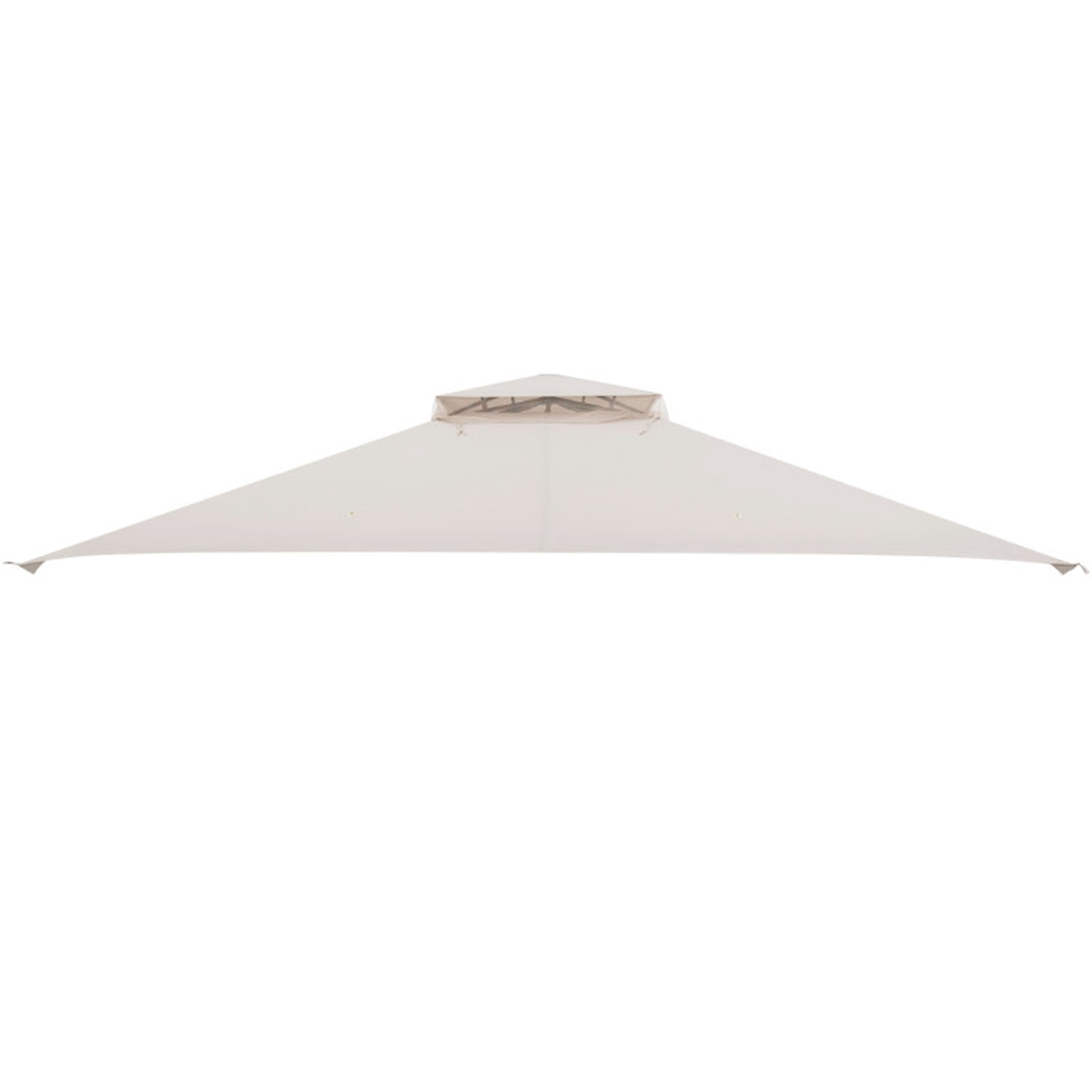 Biotree 10 x 12 Feet Gazebo Replacement Top with Air Vent and Drainage Holes Beige - Instant Setup Outdoor Shade Tent for Camping Parties