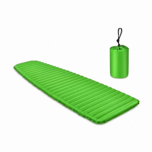 Biotree 3 Inch Thick Inflatable Waterproof Camping Sleeping Pad with Built-In Pump Portable Sleeping Mat for Outdoor, Green