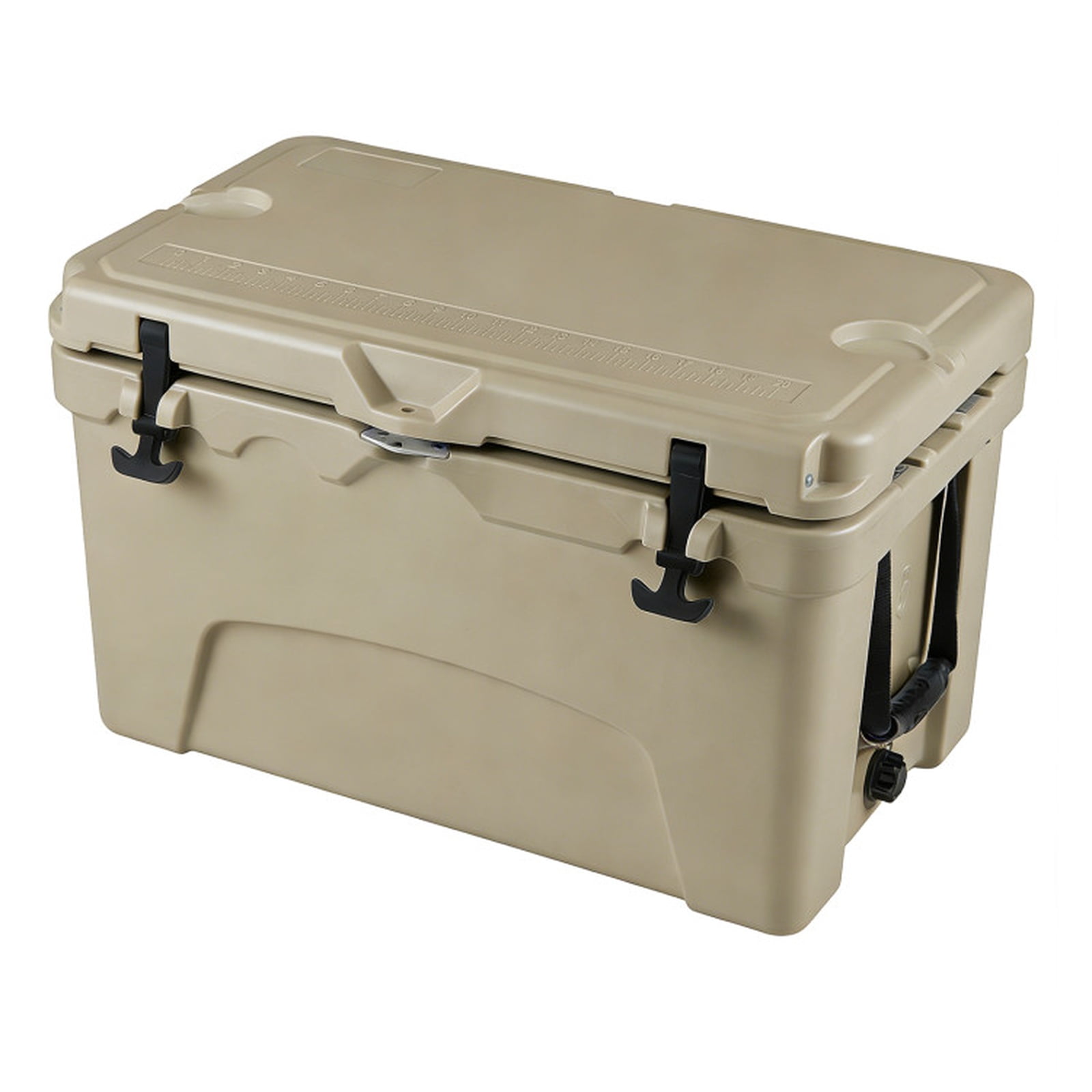 Biotree 45 Quart Portable Hard Cooler Insulated Ice Chest Keeps Cool for up to 6 Days, Khaki