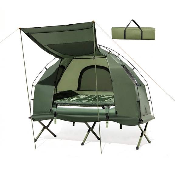 Biotree Camping Tent with Mesh Windows and Carrying Bag for Family Camping Hiking