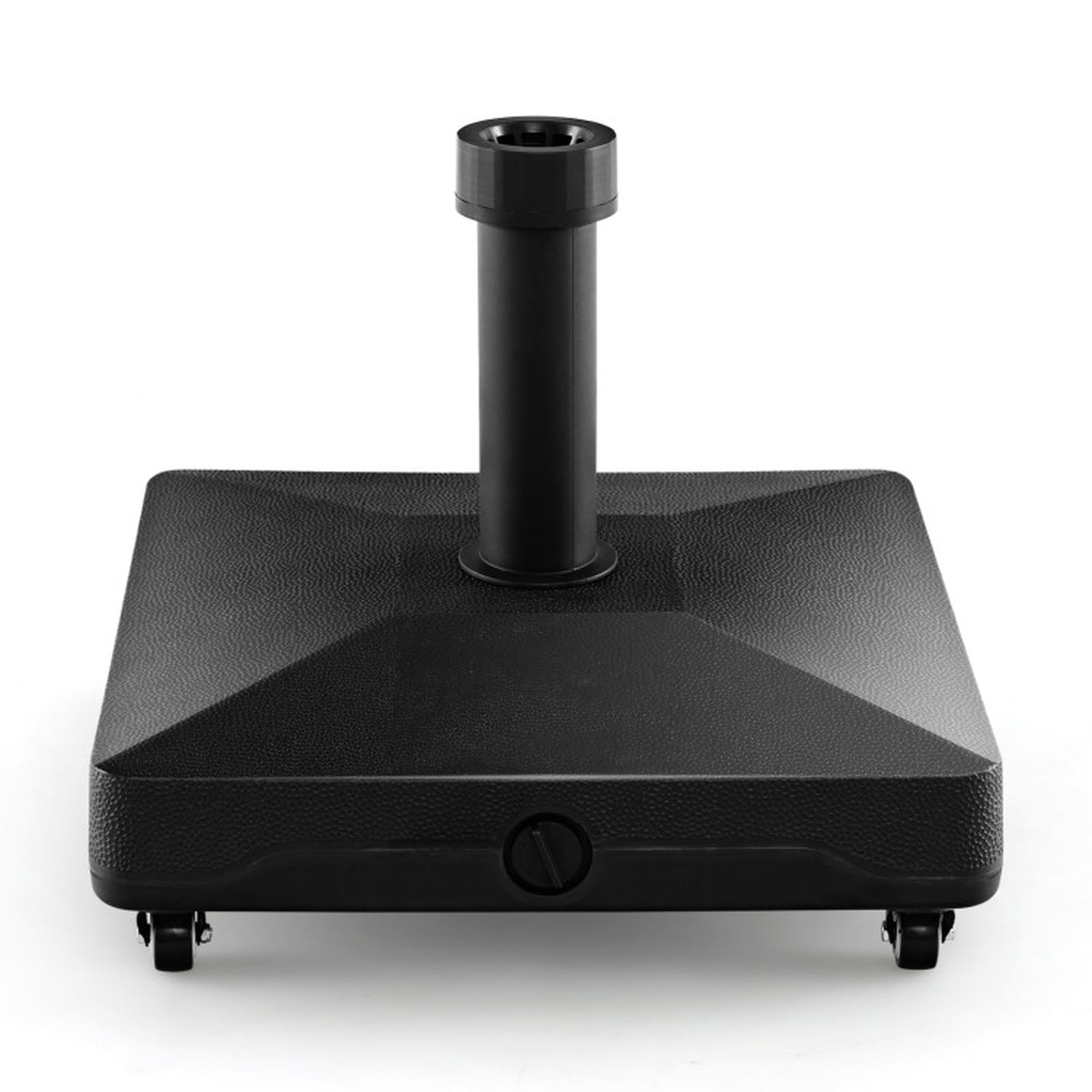 Biotree Fillable Umbrella Base Stand with Lockable Universal Wheels - Heavy Duty Outdoor Patio Stand