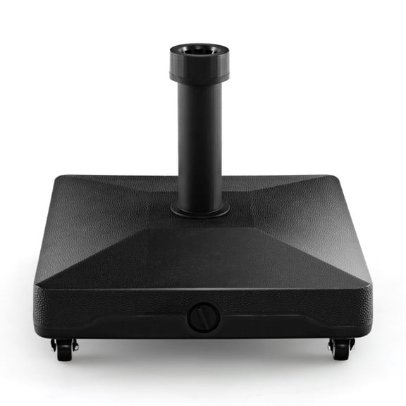 Biotree Fillable Umbrella Base Stand with Lockable Universal Wheels - Heavy Duty Outdoor Patio Stand