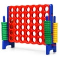 thumbnail image 1 of Redsmile Jumbo 4-to-Score Giant Game Set with 42 Jumbo Rings and Quick-Release Slider-Blue Blue - Outdoor Backyard Lawn Party Game for Kids Adults, 1 of 11