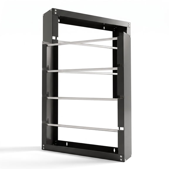 Biotree Wire Spool Rack with 4 Removable Rods for Electrical Industrial and Retail Use, Gray