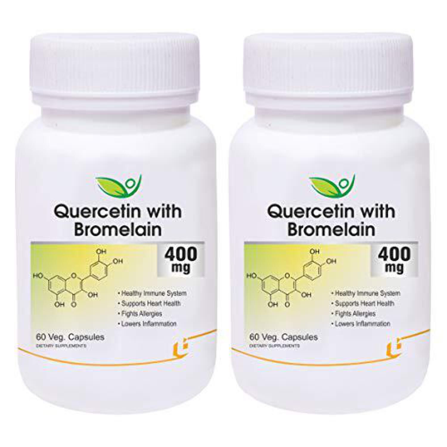 Biotrex Nutraceuticals Quercetin With Bromelain 400mg - 60 Veg ...