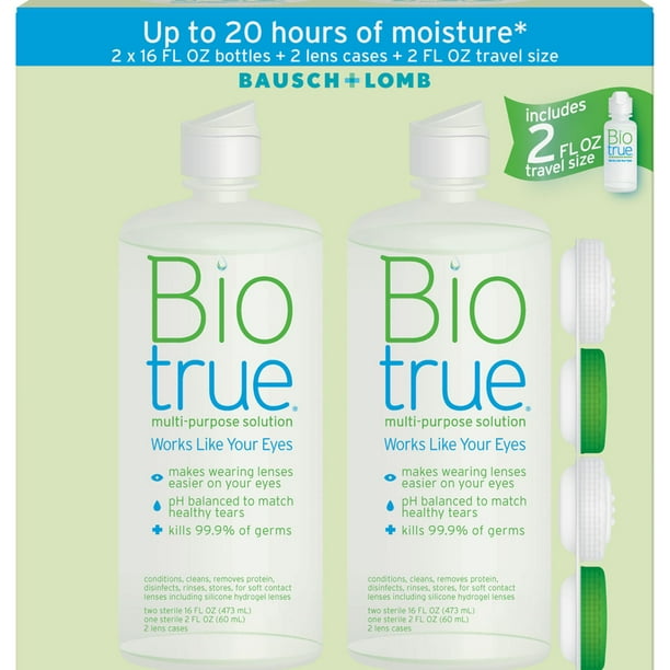 Biotrue Contact Lens Solution for Soft Contact Lenses (10 oz., 2 pk