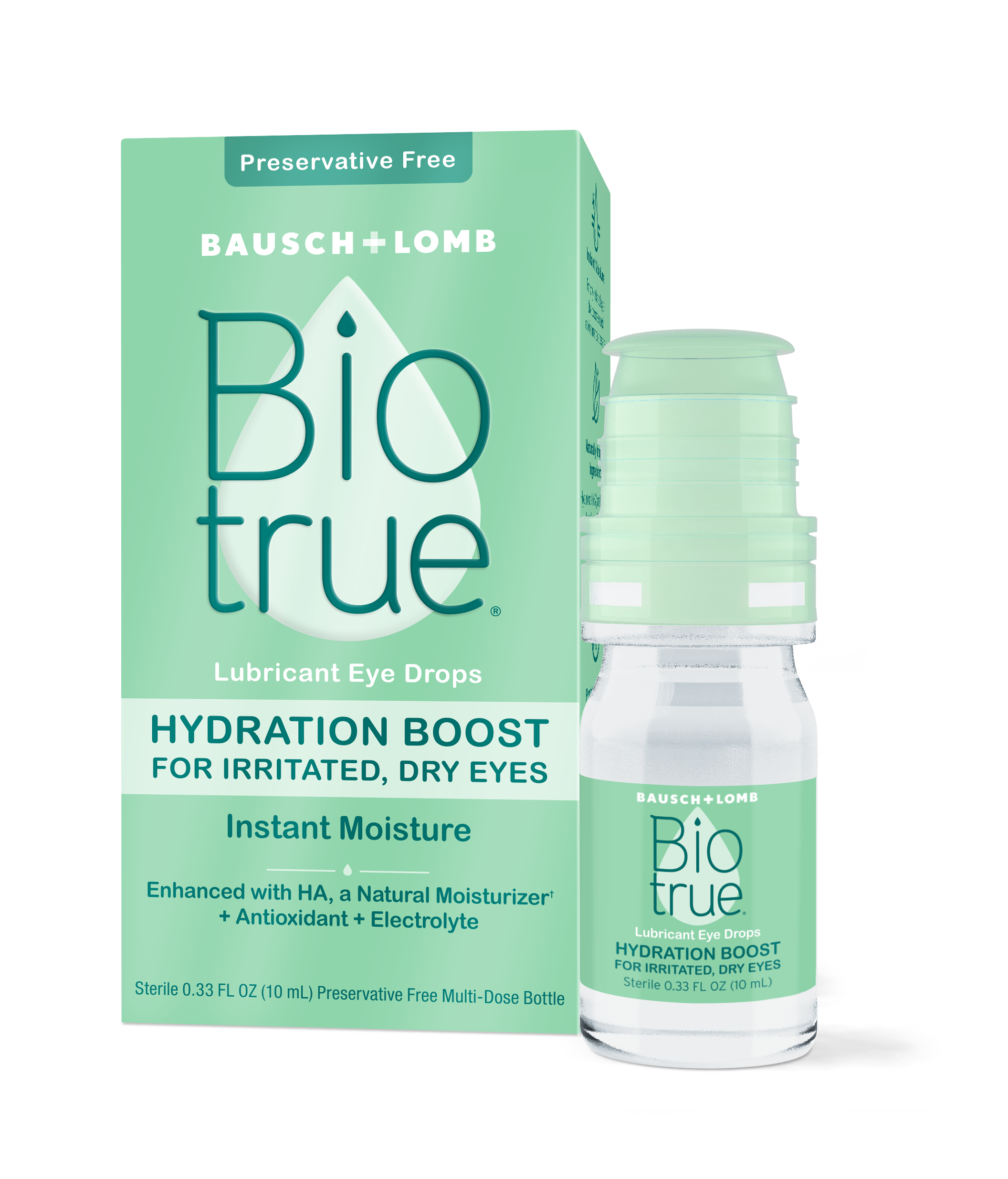 Systane Hydration Preservative Free Eye Drops For Dry Eyes, Twin Pack