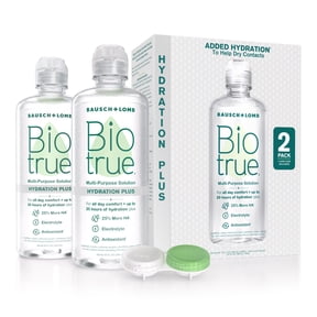 Biotrue Hydration Plus Multi-Purpose Contact Lens Solution for Hydrating Dry Contacts by Bausch + Lomb, 20 fl oz