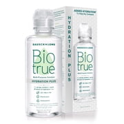 Biotrue Hydration Plus Multi-Purpose Contact Lens Solution for Hydrating Dry Contacts by Bausch + Lomb, 4 fl oz
