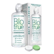 Biotrue Hydration Plus Multi-Purpose Solution & Cleaner For Soft Contact With Case, 10 fl oz
