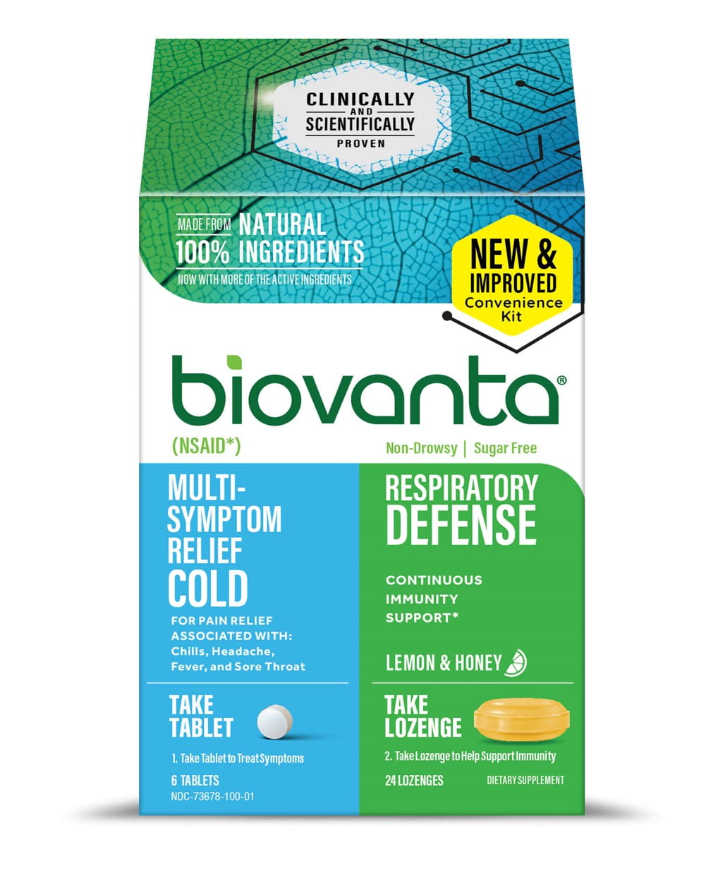 Biovanta Oral Medicine: Improved Lemon Lozenge Kit for Multi