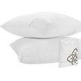 thumbnail image 1 of Bioweaves 100% Organic Cotton Breathable Pillow Protectors GOTS Certified with Zipped Closure – King, 20” x 36”, 2-Pack, 1 of 6