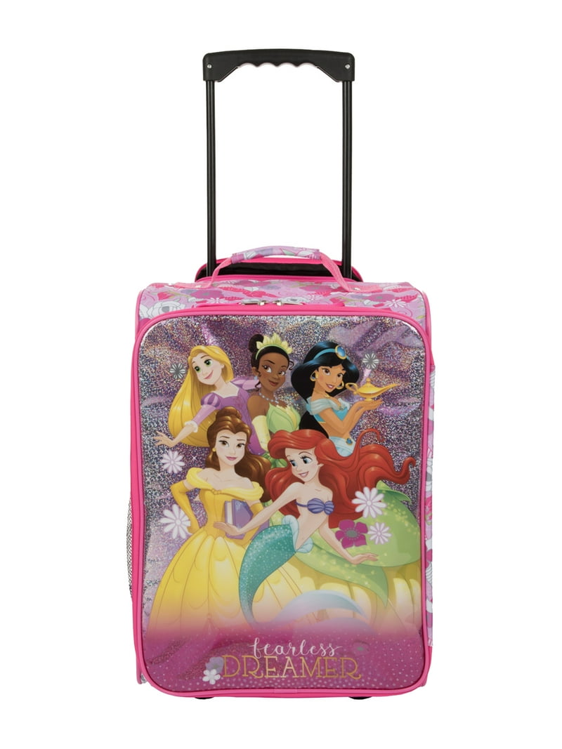 Bioworld 18 inch Disney Princess Soft Sided Softside Kids Rolling
