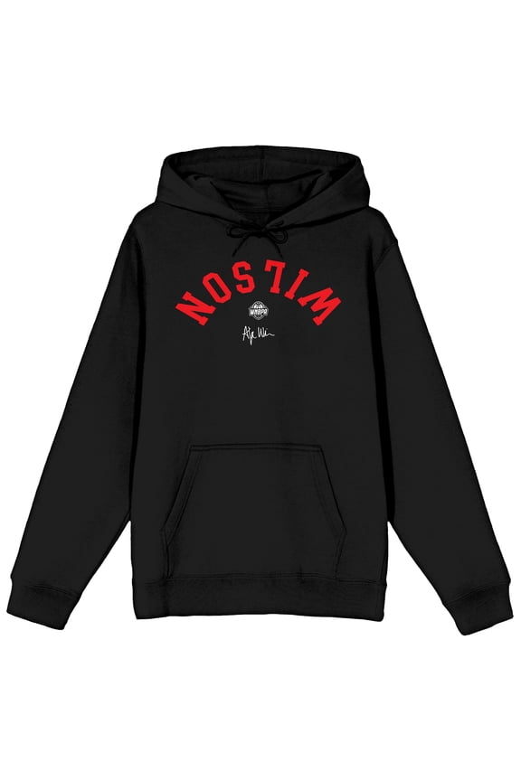 A'Ja Wilson WNBPA Mens Graphic Pullover Hoodie | Arched Collegiate NOSTIW Logo with Player Signature | Officially Licensed Adult Sweatshirt-4XL