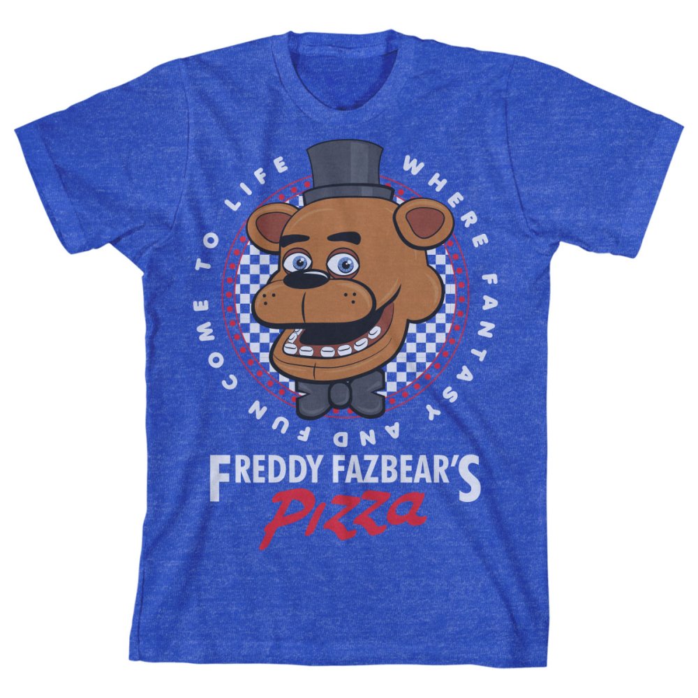 Five Nights At Freddy's Pizza Boys Youth Tshirt Licensed (Large