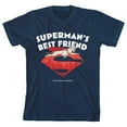 thumbnail image 1 of Bioworld DC League of Super Pets Superman's Best Friend Youth Navy Blue Graphic Tee-XL, 1 of 5