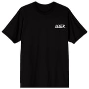 Bioworld Dexter Bay Harbor Butcher Logo Mens Graphic Tee | Screen-Printed Front and Back | Short Sleeve Crew Neck | Officially Licensed Showtime T-Shirt-Large