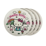 Hello Kitty 8 Bamboo Plates (Set of 4)