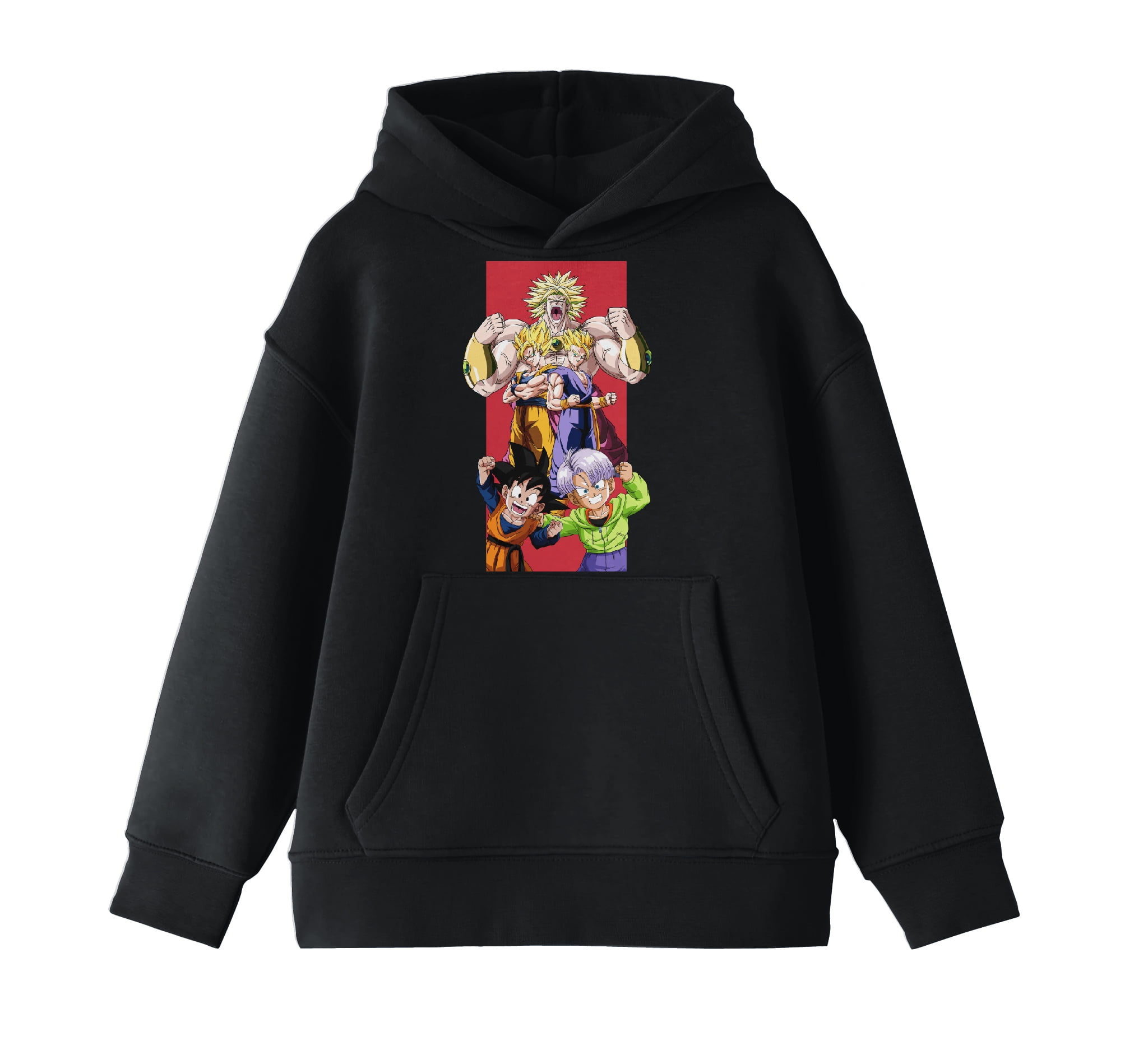 Bioworld Dragon Ball Z Broly Character Art Boy s Black Sweatshirt XL Walmart