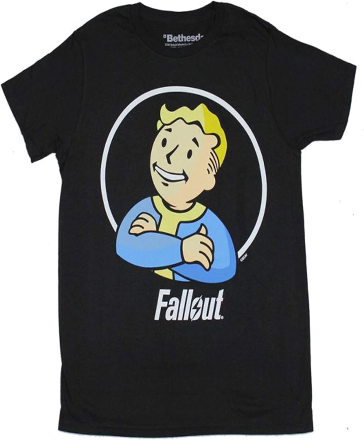 Bioworld Fallout Vault Boy Arms Crossed's T-Shirt Universal for men and ...
