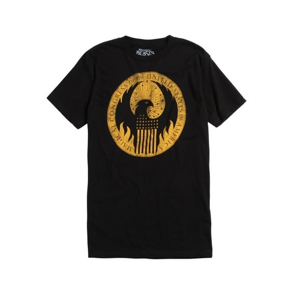 Bioworld Fantastic Beasts Youth Black Magical Congress T-Shirt: Medium Unisex