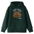 thumbnail image 1 of Bioworld Five Nights at Freddy's Free Hugs Youth Forest Green Hoodie-Large, 1 of 3