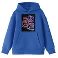 thumbnail image 1 of Bioworld Five Nights at Freddy's Fun Time Characters Youth Royal Blue Hoodie-M, 1 of 4