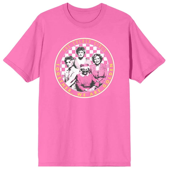 Bioworld Golden Girls Sitcom Women's Pink Short Sleeve Graphic Tee-L
