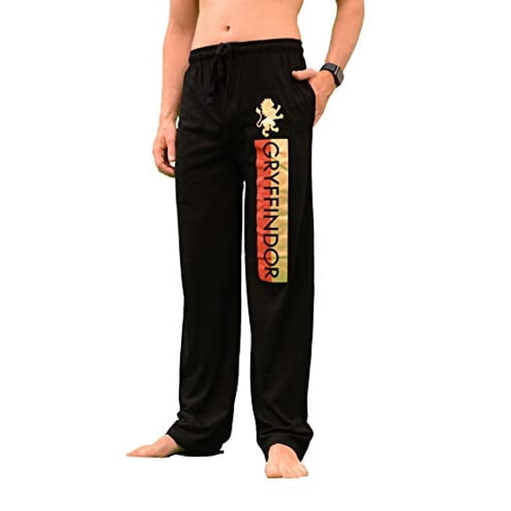 Bioworld Gryffindor House Lounge Sleeping Pajama Pants with Red and Gold Foil Logo XX-Large