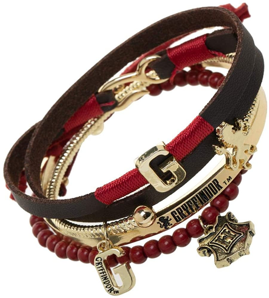 BIOWORLD Harry Potter Gryffindor Bracelet Set - 4 Pack