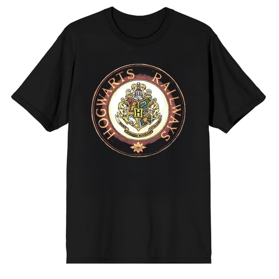 Bioworld Harry Potter Hogwarts Railway Vintage Crest Unisex Adult ...