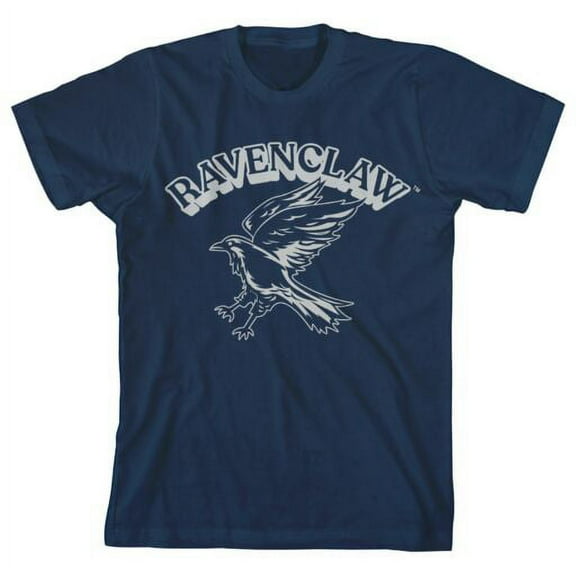 Bioworld Harry Potter Ravenclaw Clubhouse Youth Navy Graphic Tee-Small