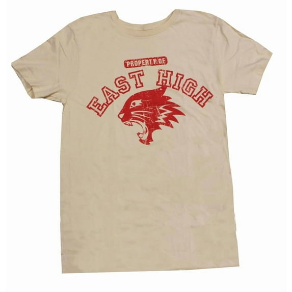 Bioworld High School Musical East High Adult Tan T-Shirt | Large Unisex