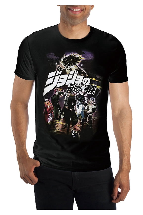 Bioworld Jojos Bizzare Adventure Mens' Part 3 Group T-Shirt (2X-Large)