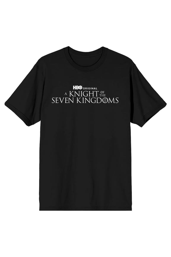 A Knight of the Seven Kingdoms Men's Short Sleeve Graphic Tee | Front and Back DTG Print | Officially Licensed HBO Fantasy Drama T-Shirt-Small
