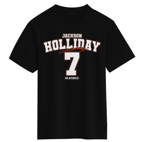 Bioworld MLB Players Jackson Holliday #7 Youth Boys Graphic Tee ...