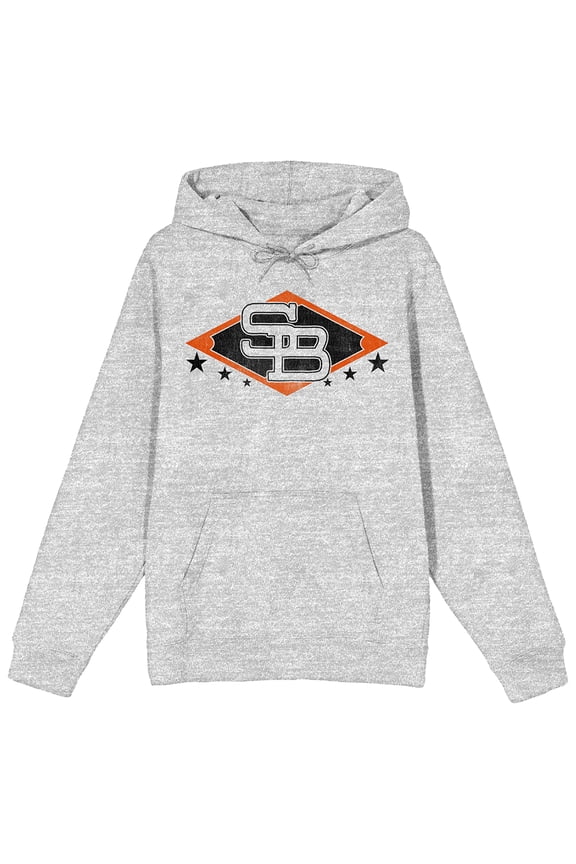 MLBPA Samuel Basallo Womens Pullover Hoodie | SB Logo Graphic Sweatshirt | Drawstring Hood, Kangaroo Pocket | Officially Licensed-3XL