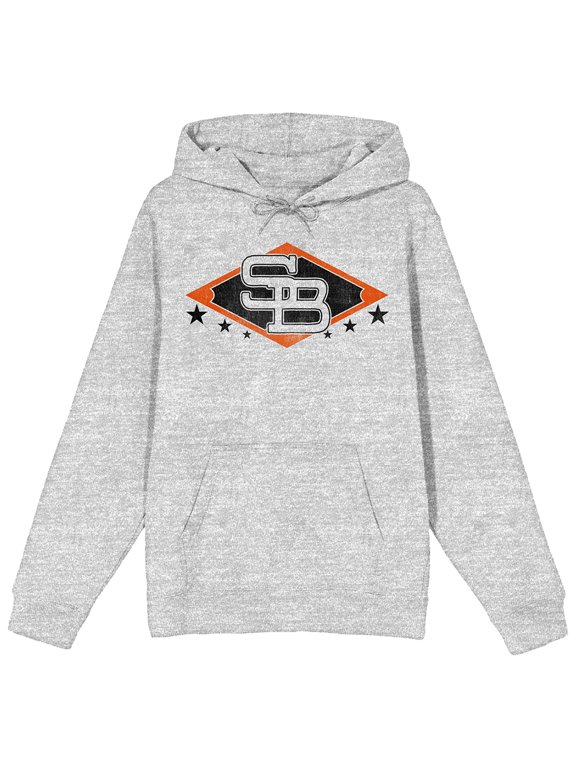 MLBPA Samuel Basallo Womens Pullover Hoodie | SB Logo Graphic Sweatshirt | Drawstring Hood, Kangaroo Pocket | Officially Licensed-XL