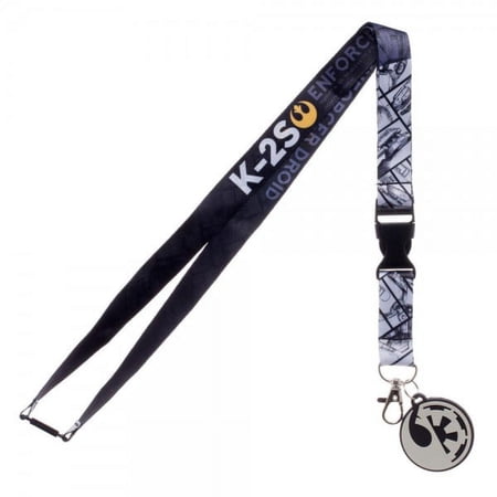 Bioworld Men's Star Wars Rogue One K-2s Lanyard